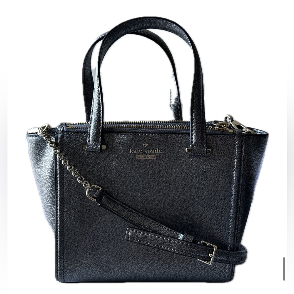 Kate Spade Patterson Drive Mini Kona Pewter Satchel